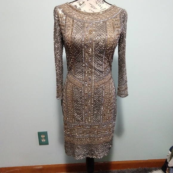 New Years Party Dress Sequin Bodycon - Picture 5 of 8